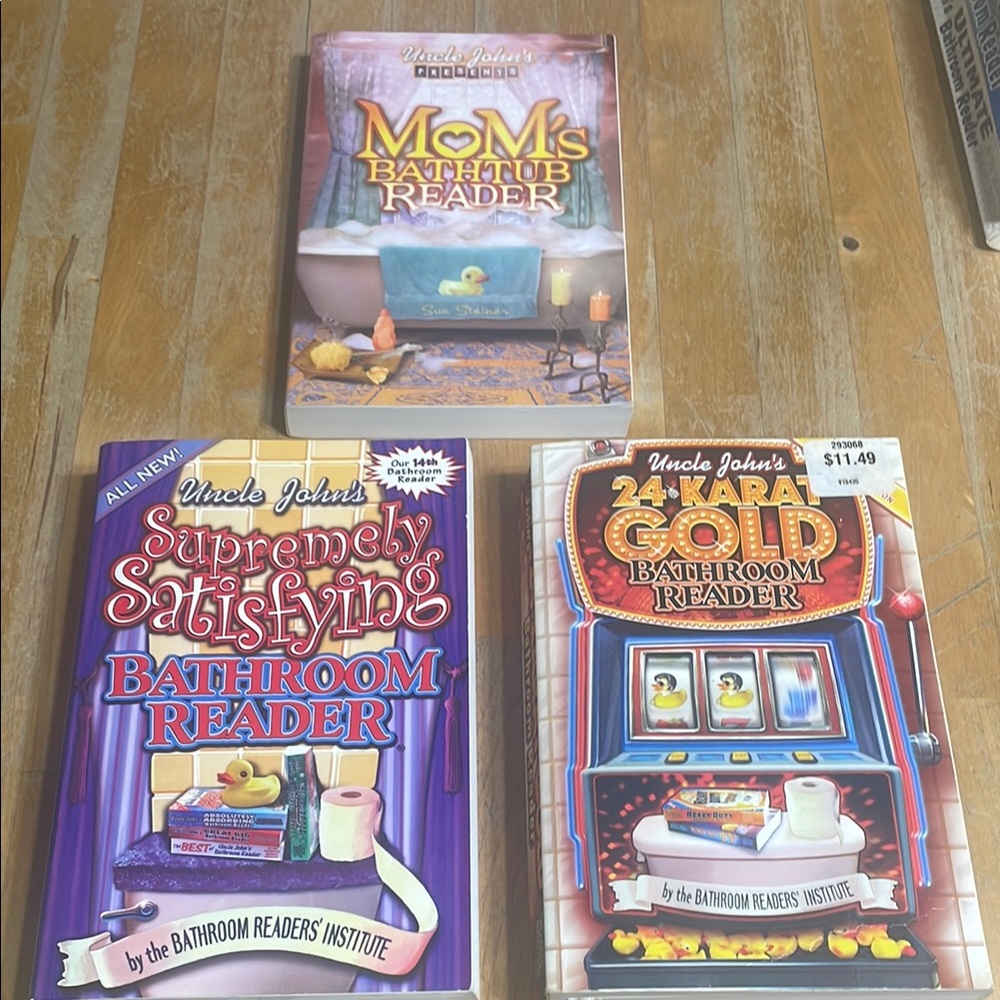 Set of 3 Uncle Johns Bathroom Reader books